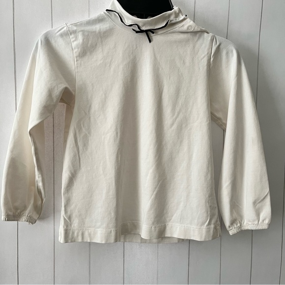 Gap 2 pieces little girl navy w/white polka dots - Picture 2 of 15